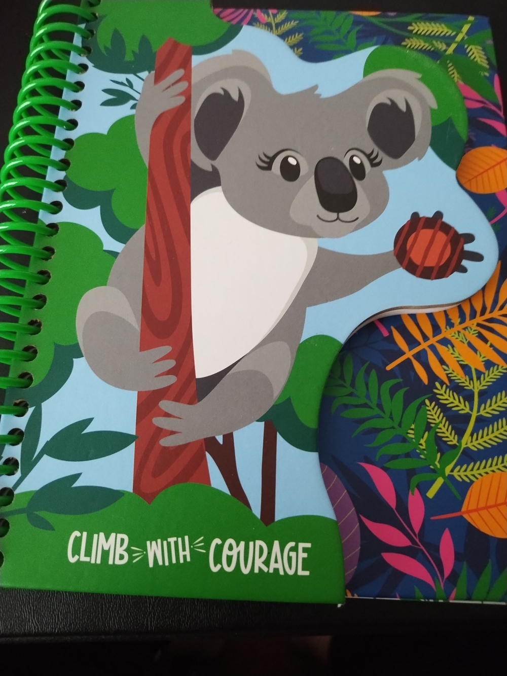 Girl Scout Notebook "Climb With Courage"